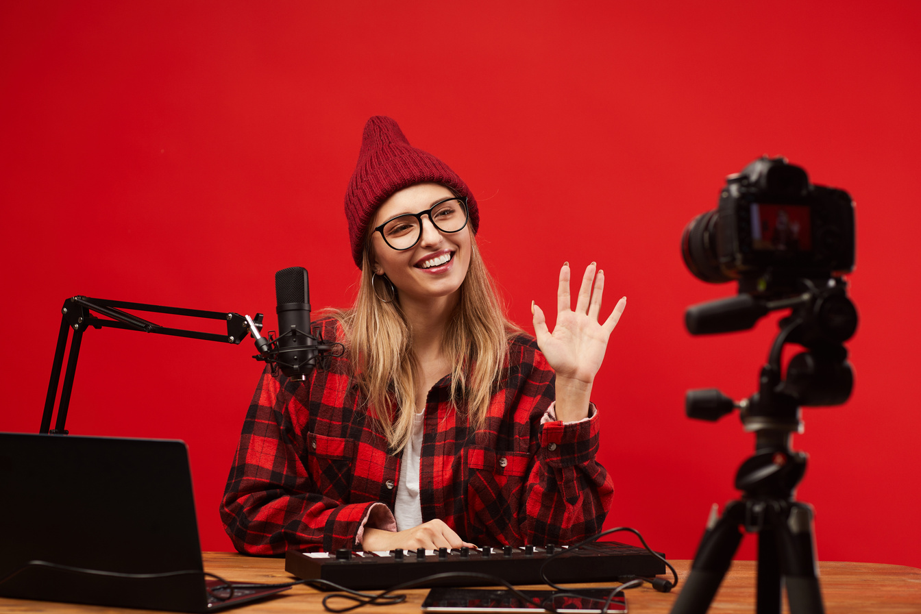 Female Podcast Host